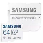 Samsung Evo Plus (2024) microSDXC 64GB Class 10 U1 V10 A1 with Adapter - Image 2