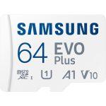 Samsung Evo Plus (2024) microSDXC 64GB Class 10 U1 V10 A1 with Adapter