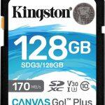 Kingston Canvas Go! Plus SDXC 128GB UHS-I U3 V30 Class 10 (SDG3/128GB)