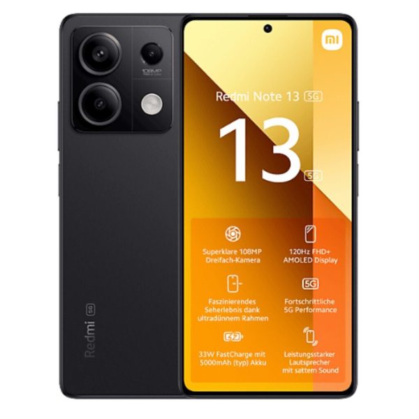 Xiaomi Redmi Note 13 5G 8/256GB Dual Sim Graphite Black Global Edition
