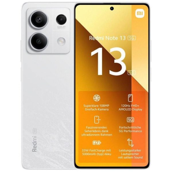 Xiaomi Redmi Note 13 5G 8/256GB Dual Sim Arctic White Global Edition