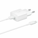 Samsung Φορτιστής 15W με Θύρα USB-C και Καλώδιο USB-C White (EP-T1510X)