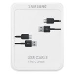 Samsung Cavo USB-A to USB-C EP-DG930MB 1.5m 2Pack Black - Image 2