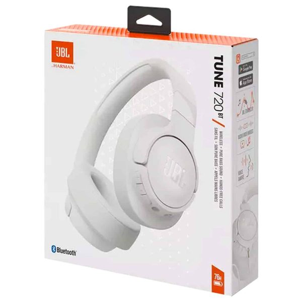 JBL Tune 720BT Ασύρματα/Ενσύρματα Ακουστικά White