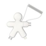 Xoopar Buddy Eco Friendly Multi USB Cable White