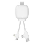 Xoopar Gamma Lite GRS Power Bank 3.000mAh & Multi USB Cable White