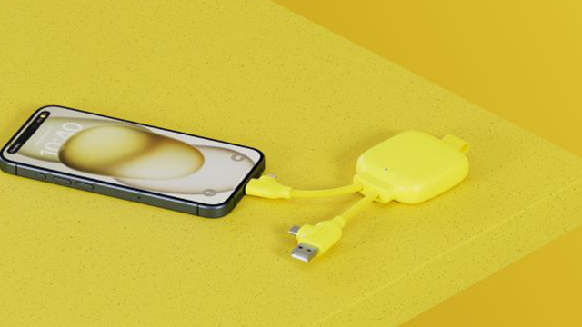 XOOPAR GAMMA LITE GRS POWER PACK 3.000mAh & MULTI USB CABLE YELLOW