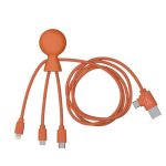 Xoopar Mr.Bio Long GRS Eco Friendly USB Cable 1.0m Orange