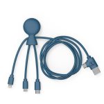 Xoopar Mr.Bio Long GRS Eco Friendly USB Cable 1.0m Blue