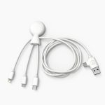 Xoopar Mr.Bio Long GRS Eco Friendly USB Cable 1.0m White