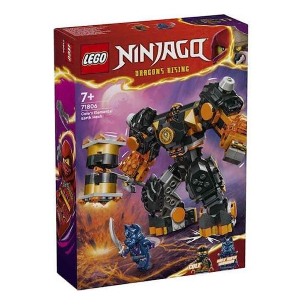 Lego Ninjago Cole's Elemental Earth Mech 71806