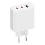 Xiaomi Mi Charger 67W GaN USB-A και 2 Θύρες USB-C White (BHR7493EU)