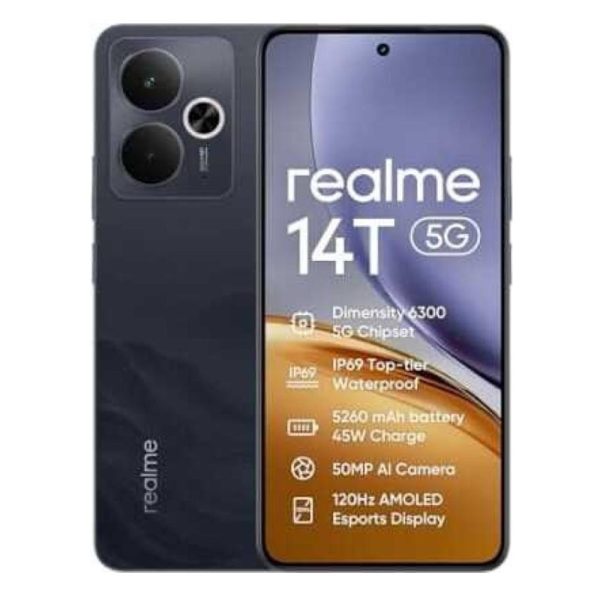 Realme 14T 5G 8GB/256GB Dual SIM Obsidian Black