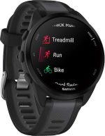 Garmin Forerunner 165 43mm Αδιάβροχο Smartwatch με Παλμογράφο Black/Slate Gray - Image 2