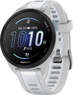 Garmin Forerunner 165 43mm Αδιάβροχο Smartwatch με Παλμογράφο Mist Gray/Whitestone